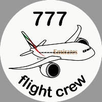 B-777 Emirates Sticker