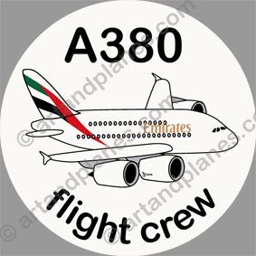 A380 Emirates Sticker