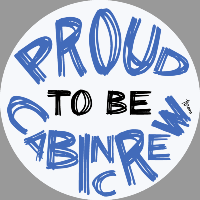 Proud to be Cabin Crew Sticker
