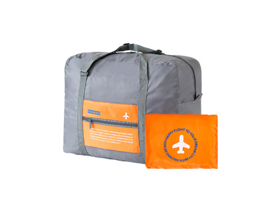 Lujo girasol seguridad Bolso plegable viaje (naranja) / Folding orange travel bag