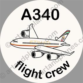 A340 Etihad Sticker