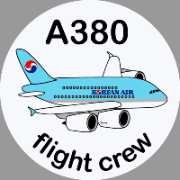 A380 Korean Air Sticker