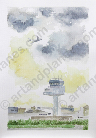 Lisbon Control Tower Painting