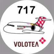 B-717 Volotea Sticker