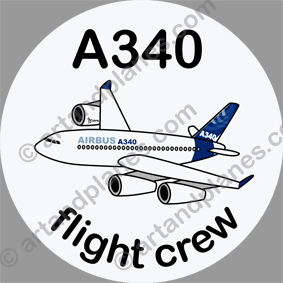 A340 Airbus Sticker