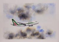 A320 Alitalia Painting
