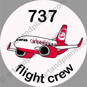 B-737 Air Berlin Sticker