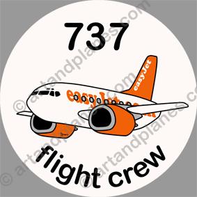 B-737 easyJet Sticker