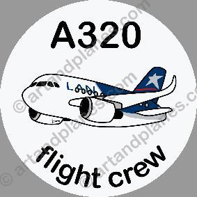 A320 LAN Sticker