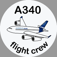 A340 Airbus Sticker