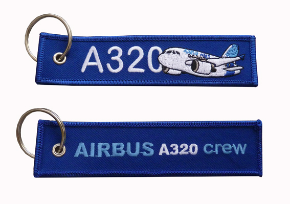 Llavero Airbus A320 key tag