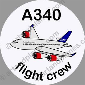 A340 SAS Sticker