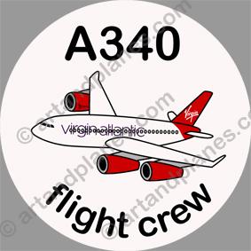 A340 Virgin Atlantic Sticker