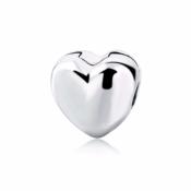 Charm Clip Heart (Plata/Silver)