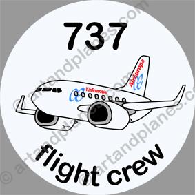 B-737 Air Europa Sticker