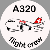 A320 Swissair Sticker