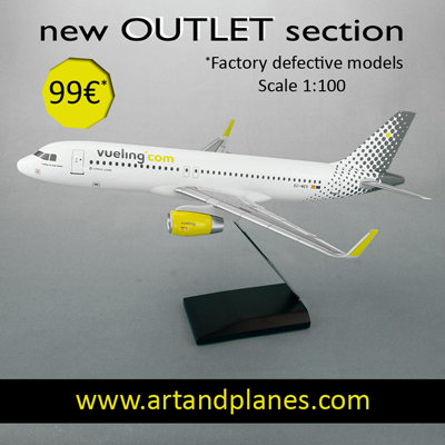 OUTLET Maqueta/Model A320 Vueling 1:100