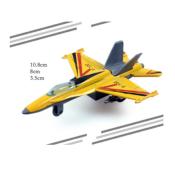 Avión metal amarillo / Yellow metal airplane