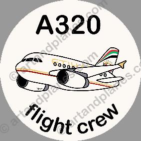 A320 Etihad Sticker