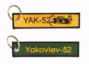 Llavero Yakovlev 52 key tag