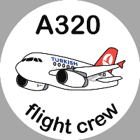A320 Turkish Airlines Sticker