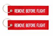 Llavero Remove Before Flight Classic key tag
