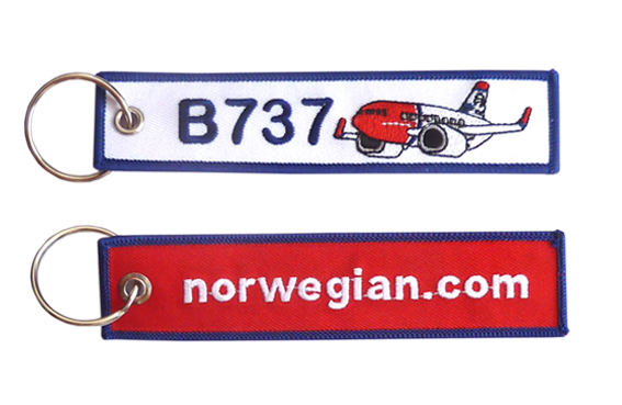 Llavero B-737 Norwegian Key tag