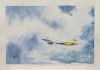 A321 Monarch Painting