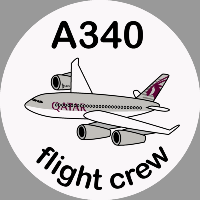 A340 Qatar Sticker