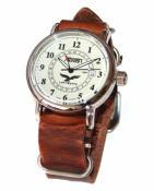 Reloj Aviador Luftwaffe (marrón)