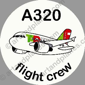 A320 TAP Sticker