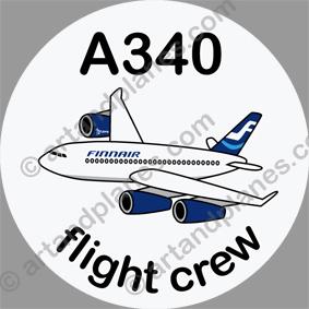 A340 Finnair Sticker