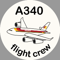 A340 Iberia Sticker