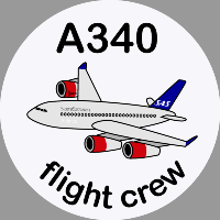 A340 SAS Sticker
