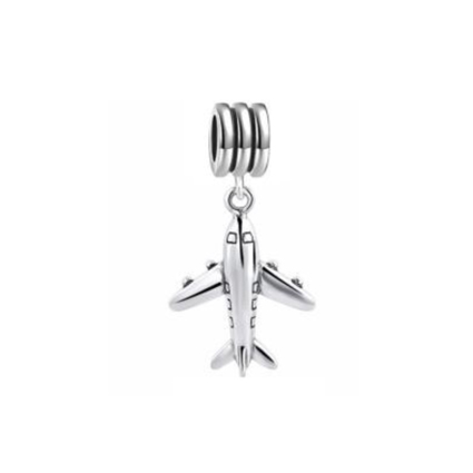 Charm Airplane Hanging (Plata/Silver)