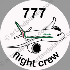 B-777 Alitalia Sticker