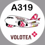 A319 Volotea Sticker