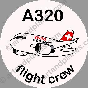 A320 Swissair Sticker