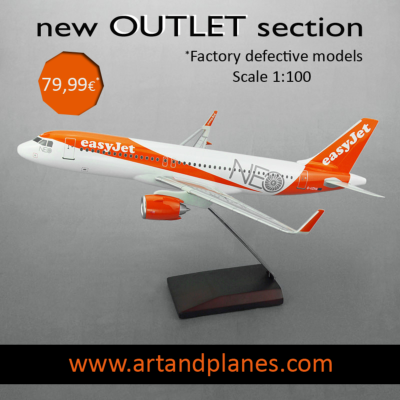 OUTLET Maqueta/Model A320 NEO easyJet 1:100