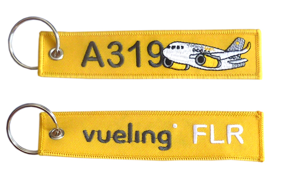Llavero A319 Vueling FLR key tag