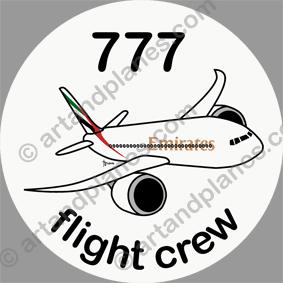 B-777 Emirates Sticker