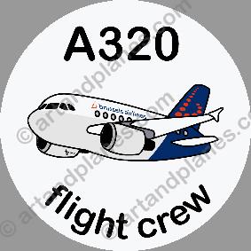 A320 Brussels Sticker