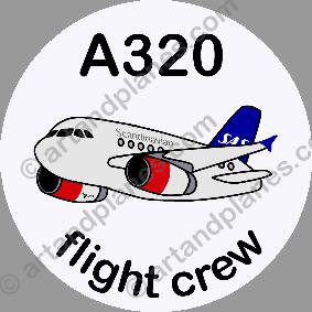 A320 SAS Sticker