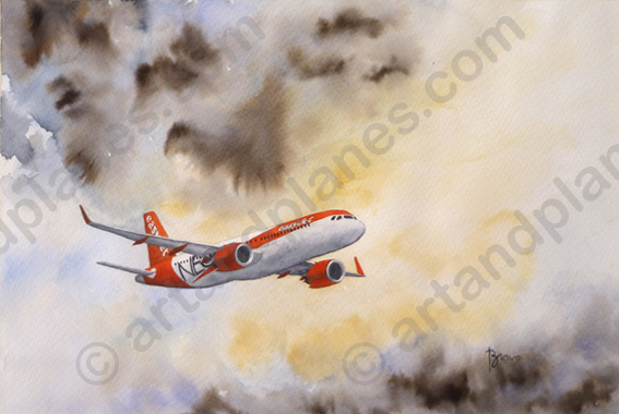 A320 NEO easyJet Painting