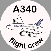 A340 Air France Sticker