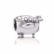 Charm Pudgy Airplane (Plata/Silver)