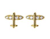 Pendientes dorados ALVEDRO / golden earrings (Plata/Silver)