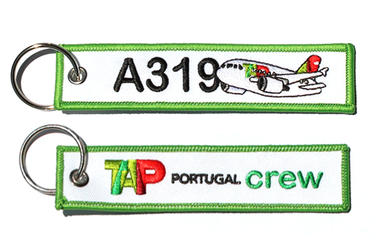 Llavero A319 TAP key tag