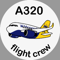 A320 Monarch Sticker