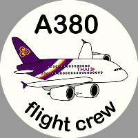 A380 Thai Airways Sticker